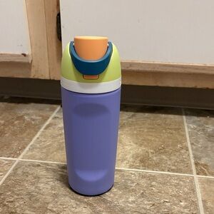 Multicolor Flip-Top Water Bottle